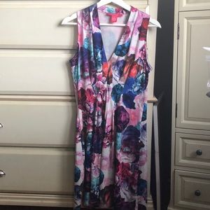 Catherine MaLandrino Floral Dress